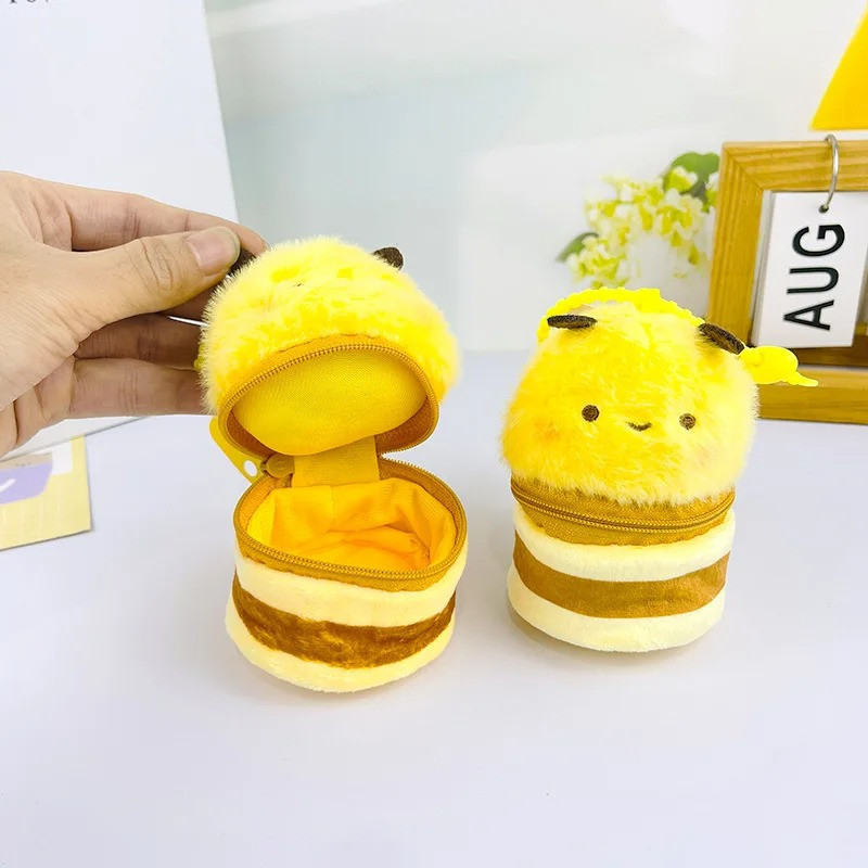 Plüsch-Schlüsselanhänger Biene Kawaii - Süß & Praktisch!