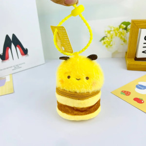 Plüsch-Schlüsselanhänger Biene Kawaii - Süß & Praktisch!