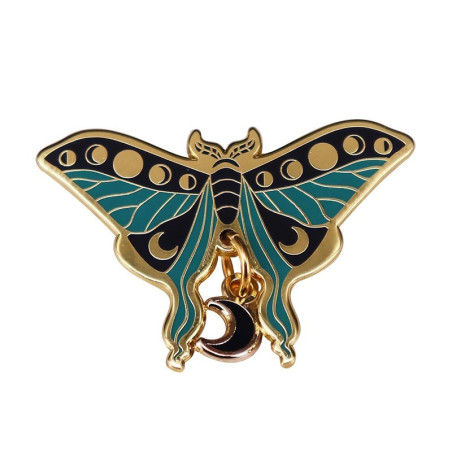 Schmetterling Pin „Mondtanz“ | Mystischer Schmuck & Geschenk
