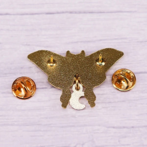 Schmetterling Pin „Mondtanz“ | Mystischer Schmuck & Geschenk