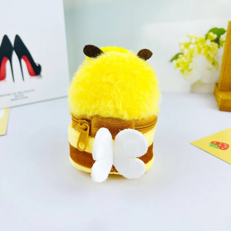 Plüsch-Schlüsselanhänger Biene Kawaii - Süß & Praktisch!