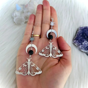 Ohrringe Astrales Erwachen - Spiritueller Schmetterling Schmuck