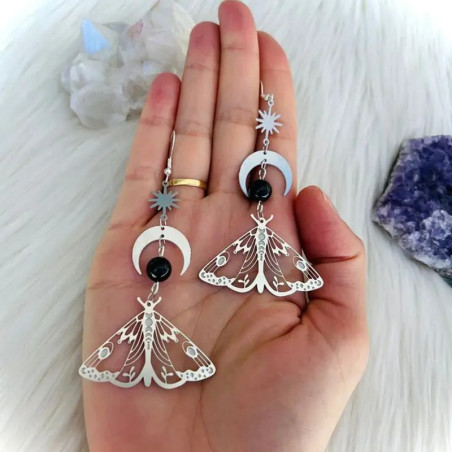 Ohrringe Astrales Erwachen - Spiritueller Schmetterling Schmuck