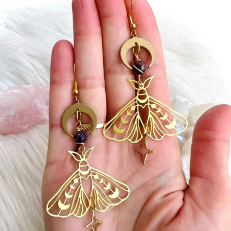 Ohrringe Astrales Erwachen - Spiritueller Schmetterling Schmuck