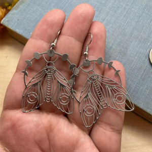 Schmetterling Ohrringe "Verzauberte Krone" | Süßer Boho Schmuck