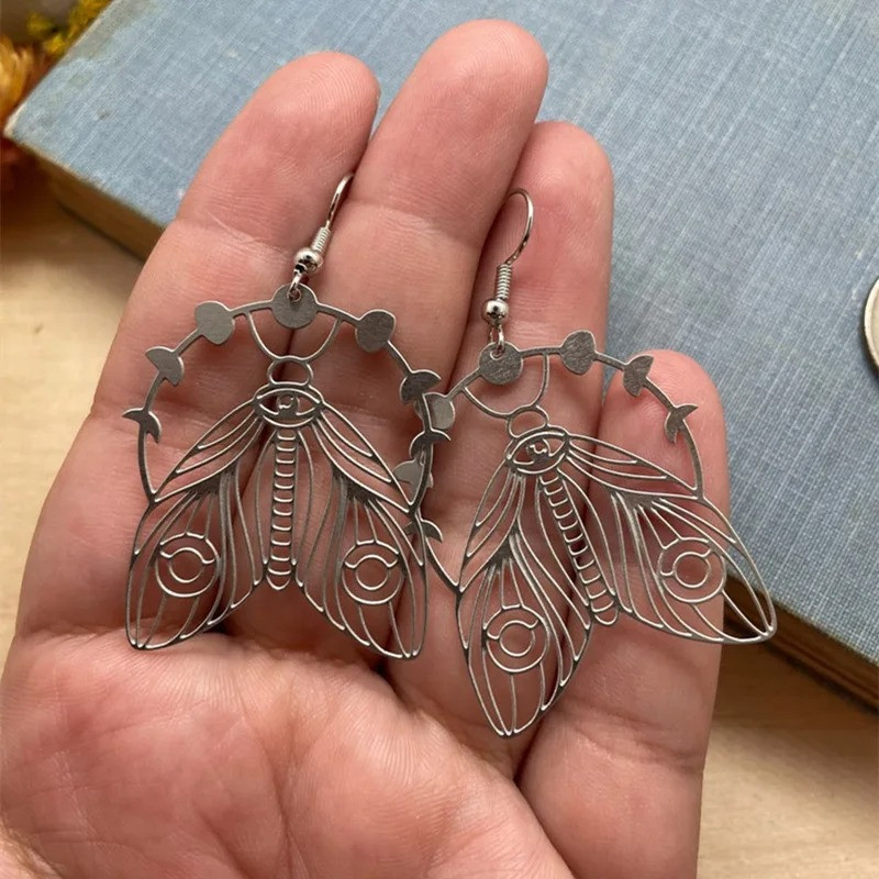 Schmetterling Ohrringe "Verzauberte Krone" | Süßer Boho Schmuck