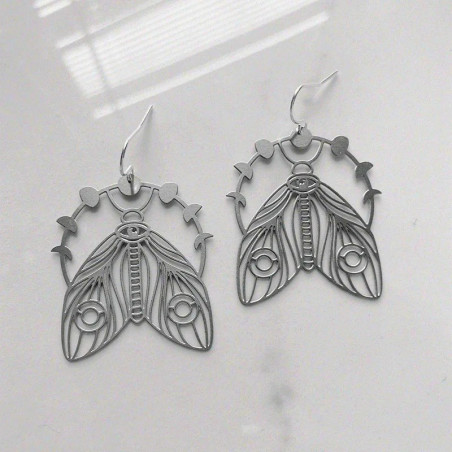 Schmetterling Ohrringe "Verzauberte Krone" | Süßer Boho Schmuck