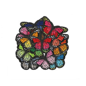 14 Mini Schmetterling Aufnäher | Süße Patches zum Aufbügeln!