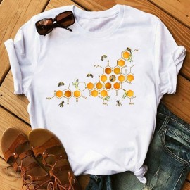 Süßes Bienen T-Shirt für Damen & Imkerinnen | Geschenkidee