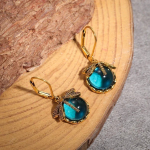 Mystische Morgenröte Libellen-Ohrringe - Zauberhafter Boho Schmuck