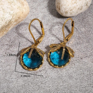 Mystische Morgenröte Libellen-Ohrringe - Zauberhafter Boho Schmuck