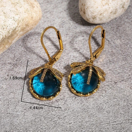 Mystische Morgenröte Libellen-Ohrringe - Zauberhafter Boho Schmuck