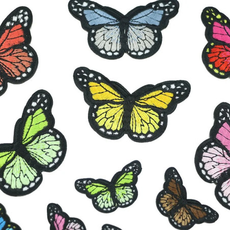 14 Mini Schmetterling Aufnäher | Süße Patches zum Aufbügeln!