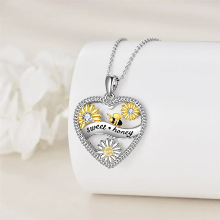 Marienkäfer Halskette mit Gravur | Süßer Glücksbringer Schmuck