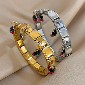 Marienkäfer Armband 'Flug der Marienkäfer' | Gold & Silber