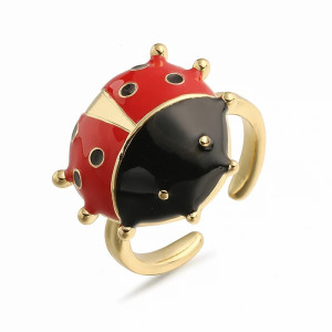 Marienkäfer Ring 'Lucky Pop': Süßer Glücksbringer Schmuck