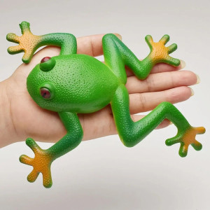 Anti-Stress Frosch Grün | Dehnbares & lustiges Quetschspielzeug