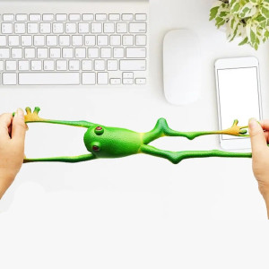 Anti-Stress Frosch Grün | Dehnbares & lustiges Quetschspielzeug