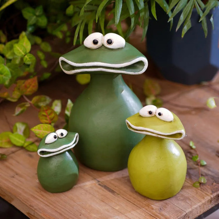 Minimalistische Froschfiguren | Staunende Familie Deko