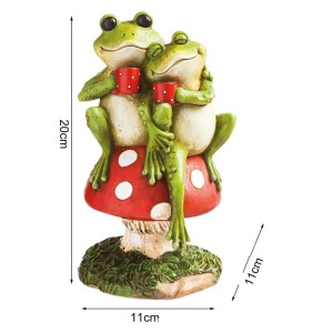 Verliebte Frösche Figur | Romantische Deko für Haus & Garten