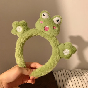 Süßer Frosch Haarreif aus Plüsch | Kawaii & Lustiges Accessoire