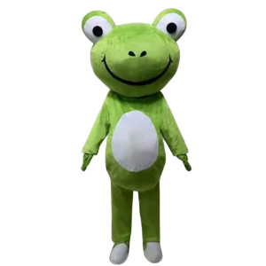 Frosch Maskottchen 'Breites Lächeln' - Lustiges & süßes Kostüm