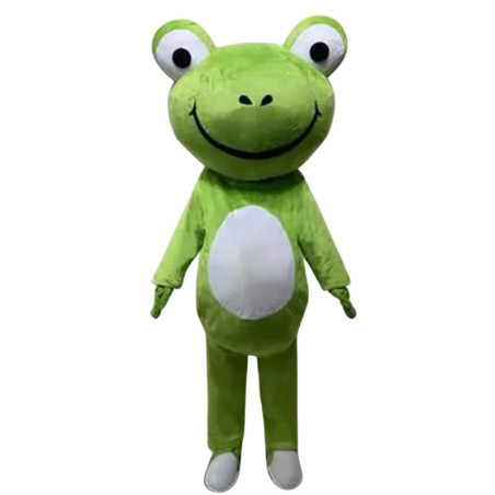 Frosch Maskottchen 'Breites Lächeln' - Lustiges & süßes Kostüm