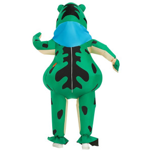 Aufblasbares Frosch Maskottchen - Lustiges Kostüm mit Gebläse