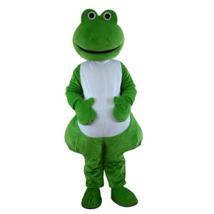 Frosch Maskottchen 'Dicker Sumpfbauch' - Grünes Kostüm!