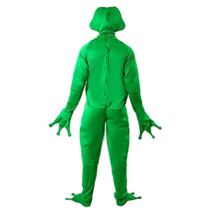 Froschkostüm "Quak-Akrobat" - Grüne Stretch-Verkleidung!