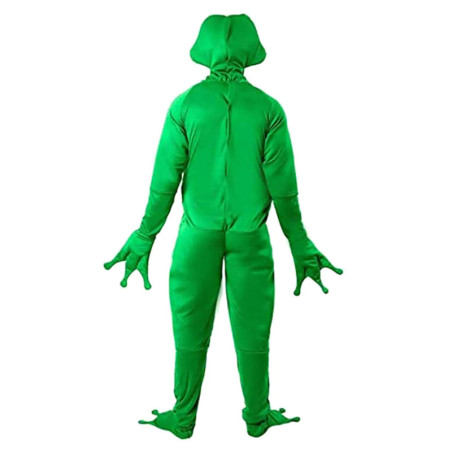 Froschkostüm "Quak-Akrobat" - Grüne Stretch-Verkleidung!