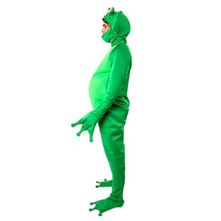 Froschkostüm "Quak-Akrobat" - Grüne Stretch-Verkleidung!