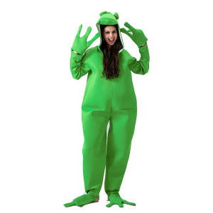 Lustiges Froschkostüm "Kermita die Freche" für Partys!