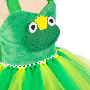 Froschprinzessin Kostüm für Mädchen "Fröhliches Quak Quak"