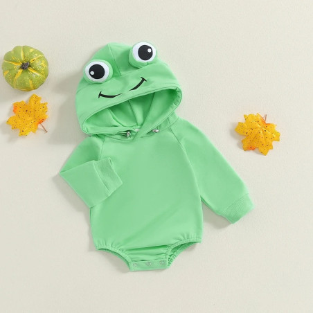 Baby Frosch Strampler "Lächelnder Frosch" | 0-18 Monate