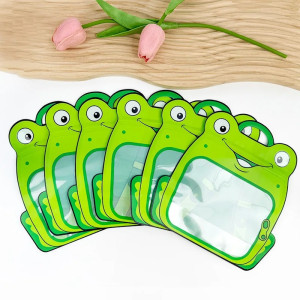 Frosch-Beutel "Knackiges Lächeln" | 5er-Set für Süßigkeiten