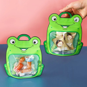 Frosch-Beutel "Knackiges Lächeln" | 5er-Set für Süßigkeiten