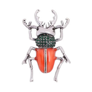 Skarabäus-Brosche "Königliche Mandarine" | Eleganter Schmuck