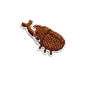 Aufnäher Käfer "Brauner Krieger" - Einzigartiger Patch