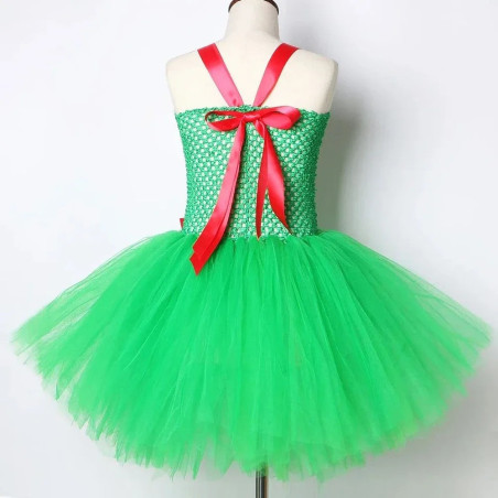 Frosch Kostüm für Mädchen „Miss Quak Glitzer“ - Grünes & Rosa Tutu!