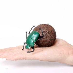Lernfigur Käfer: Metallisch-Grüner Rosenkäfer | 1001bees