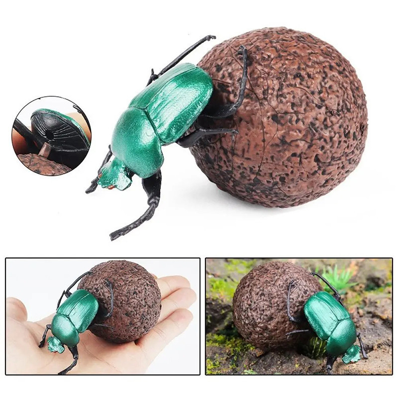 Lernfigur Smaragd-Mistkäfer - Realistisches Insekt