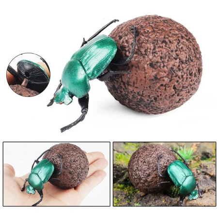 Lernfigur Smaragd-Mistkäfer - Realistisches Insekt