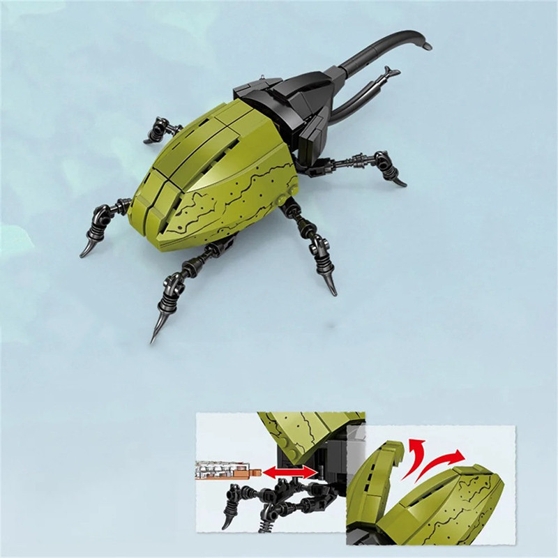 Lernfigur Käfer "Wald-Titan" | Realistischer Riesenbockkäfer