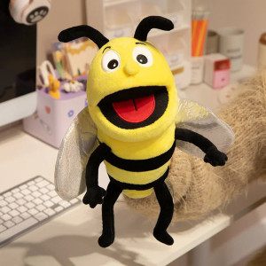 Fröhliche Biene Plüschtier - Weich, Flauschig & Niedlich 🐝