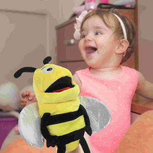 Bienen-Handpuppe "Lustige Biene" | Lustige Puppe für Kinder