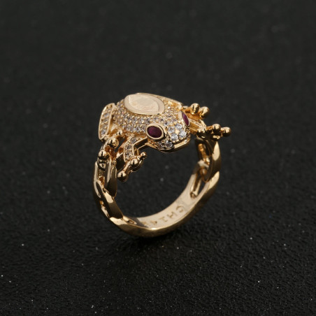 Bague Grenouille Prince Émeraude