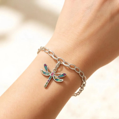 Bracelet Libellule Arc-en-Ciel - 9 tailles de poignet