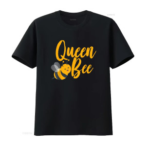 T-shirt Abeilles à col rond pour femme "Queen BEE" !