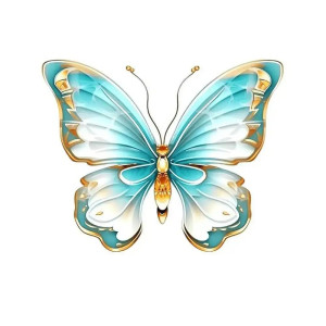 Sticker Papillon Couleur Papillon Flashy en Vinyles - modele 3